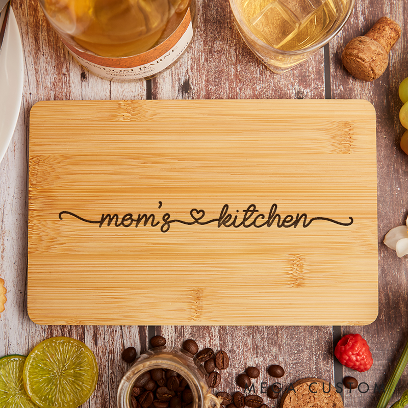 Personalized Cutting Board Cutting Board for Mom Grandma Mom's Kitchen Charcuterie Board Memorial Gifts for Moms Birthday Christmas Gift Kitchen Decor