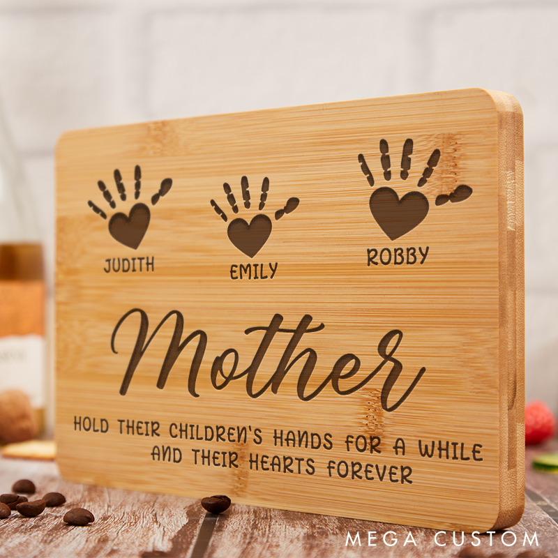 Personalized Cutting Board Cutting Board for Mom Kitchen Charcuterie Board Gifts for Moms Birthday Christmas Gift Kitchen Decor