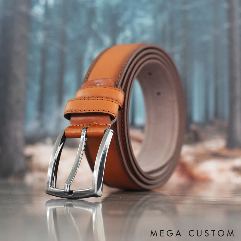 Personalized Leather Belt Custom Handmade Belt Valentine's Day Gift  Engraved Leather Belt Gift for Boyfriend Best Man Gift