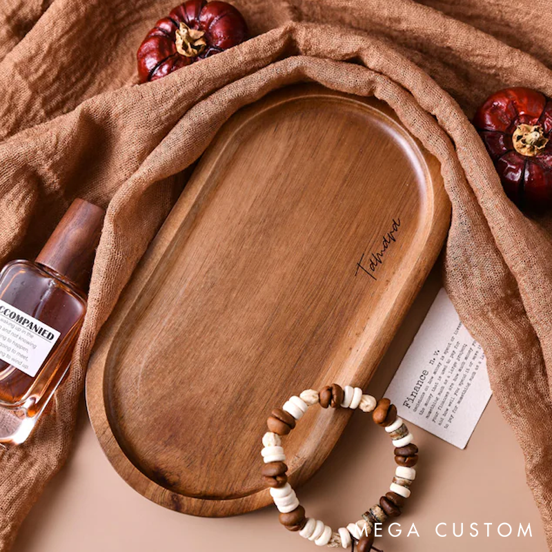 Personalized KitchenTrays Custom Wooden Trays Countertop Trays Kitchen Trays Wooden Tray Ring Tray Jewelry Tray Anniversary Gifts