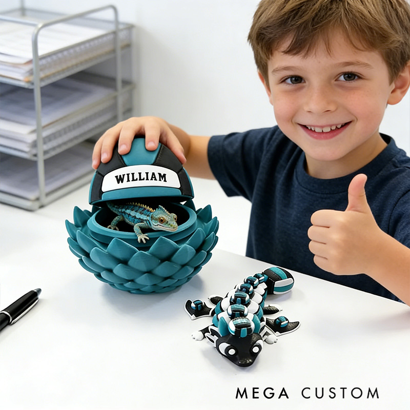 Personalized 3D-Printed Volleyball with Custom Name Design