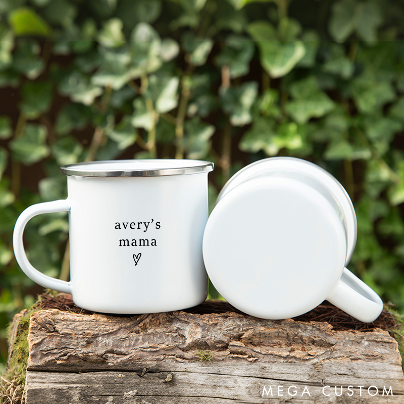 Personalized Name Mom Mug Custom Baby Shower Gifts Future Parent Gifts First Time Momma Mothers Day Birthday Present for Moms New Mama Gift 