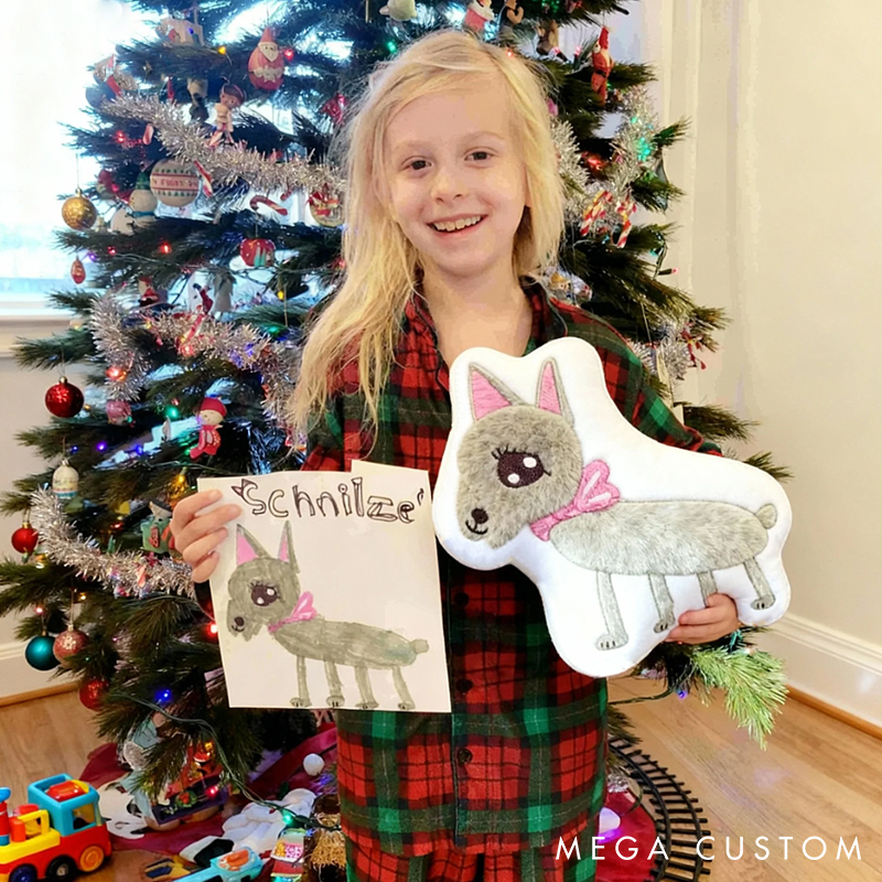 Personalized Drawing Pillow Turn Your Artwork into a Plush Toy Unique Gift for Kids Parents and Art Keepsake Lovers