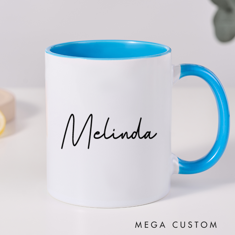 Personalized Mug Custom Name Mug Coffee Mug Office Mug Christmas Gift Holiday Gift for Women Friends and Office Use