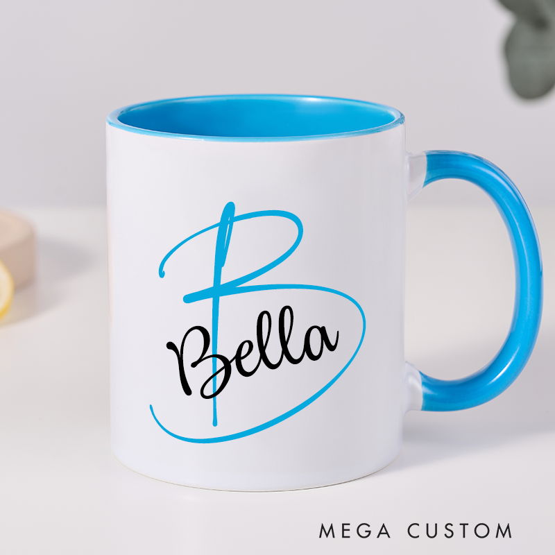 Personalized Ceramic Mug with Name Custom Name Mug Coffee Mug Office Mug Christmas Gift Holiday Gift for Women Friends and Office Use