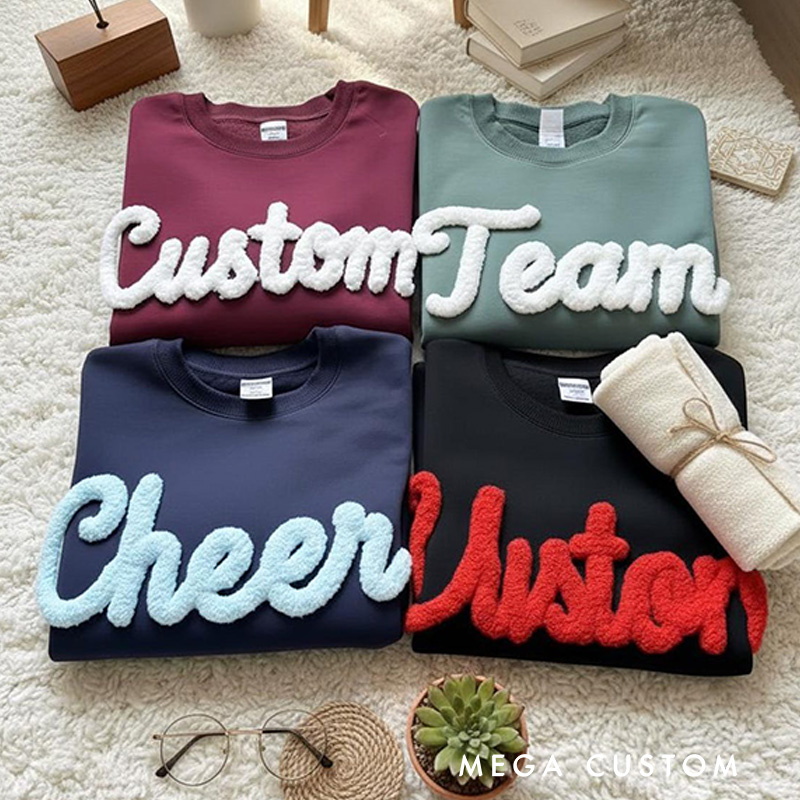 Personalize Your Cozy Sweatshirt with Custom Team Name and Embroidery