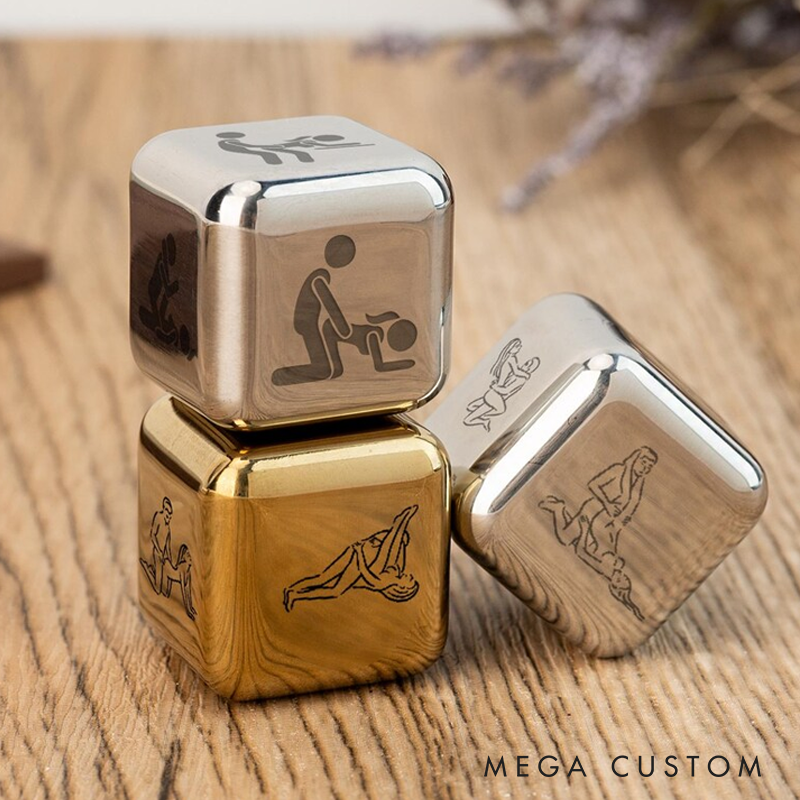 Personalized Date Night Ideas Dice Couples Intimate Game Custom Engraved Valentines Day Gifts Anniversary Gift For Husband & Wife