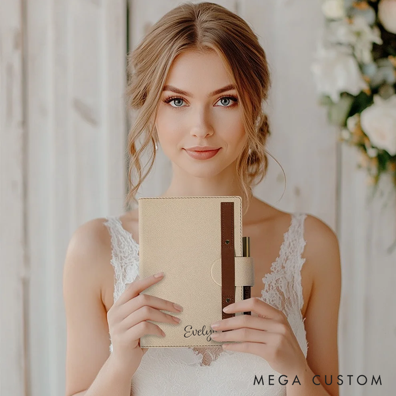 Personalized Engraved Journal Custom Leather Journal Handbook Journal with Name Birthday Gift for Her