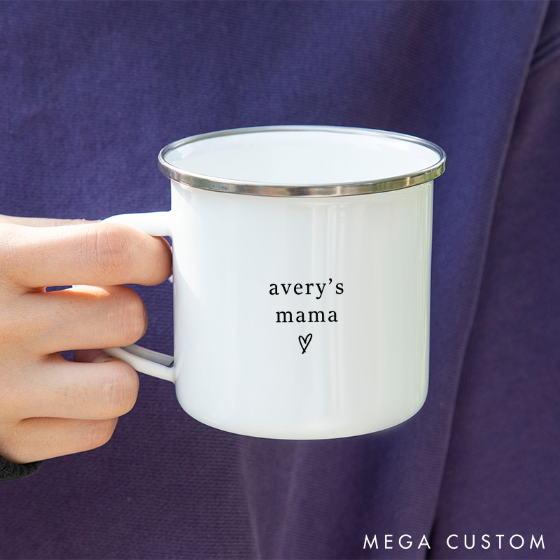 Personalized Name Mom Mug Custom Baby Shower Gifts Future Parent Gifts First Time Momma Mothers Day Birthday Present for Moms New Mama Gift 