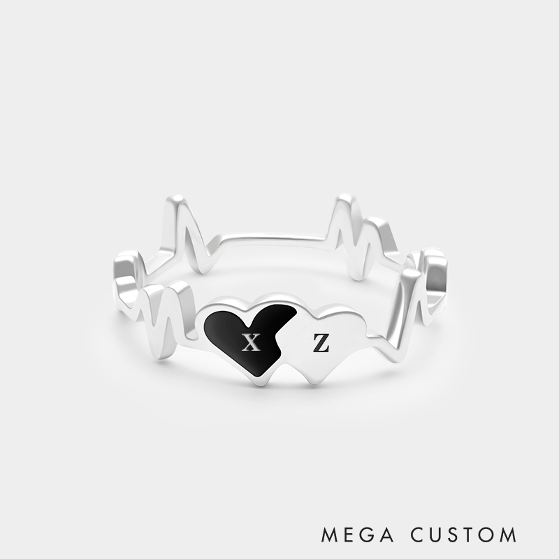 Personalized Sterling Silver Wing-Encased Heart-Shaped Cremation Urn Ring Necklace Necklace 925 Sterling Silver Gifts for Her