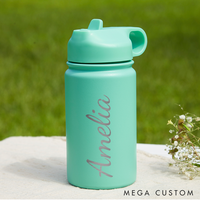 Personalized Water Bottle with Name Kids Water Bottle Tumbler for Kids Water Bottles for Boys Girls Toddler Kids Gifts Back to School Gifts