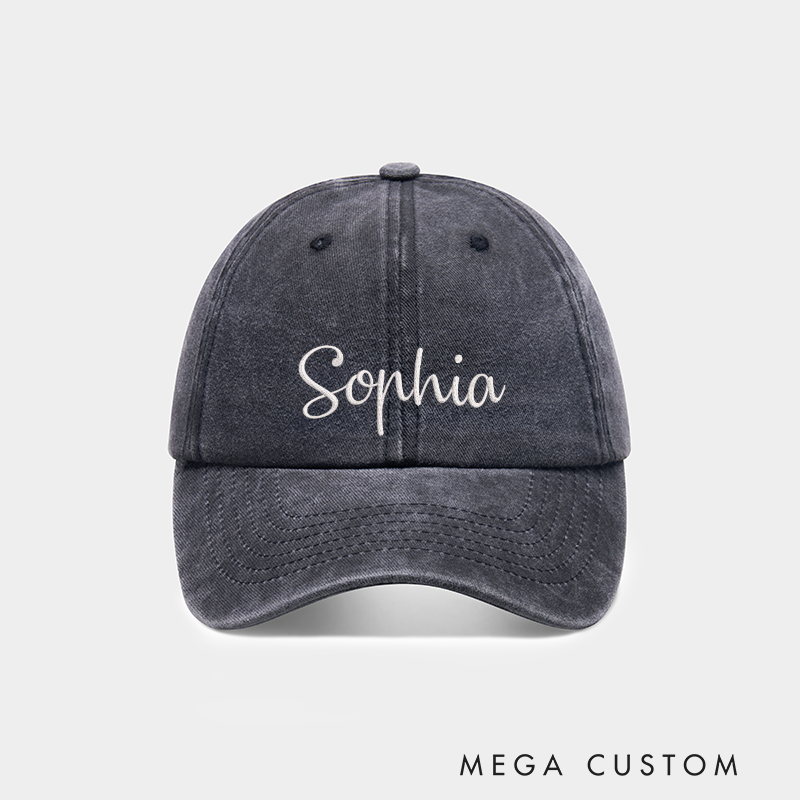 Personalized Embroidered Baseball Cap with Name Custom Adjustable Hat Gift for Men Women or Outdoor Enthusiasts  