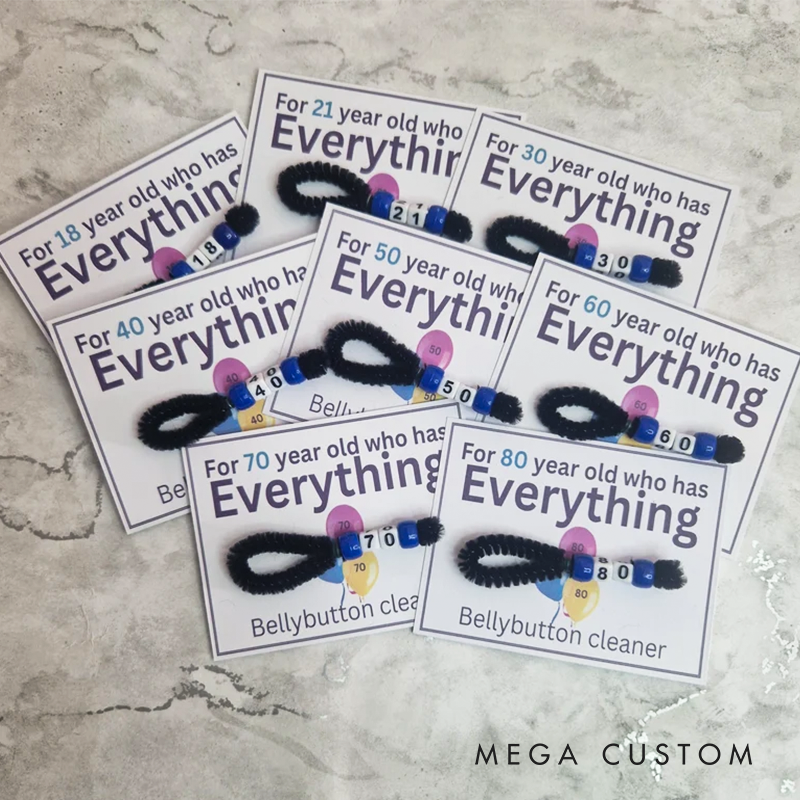 Belly Button Cleaner Joke Birthday Present Secret Santa Gift Birthday Gifts Gag Gift Joke Gift Funny Novelty Joke Stocking Filler