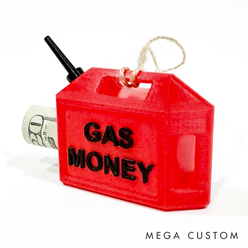 The Original Gas Money Gas Can Christmas Ornament Stocking Stuffer