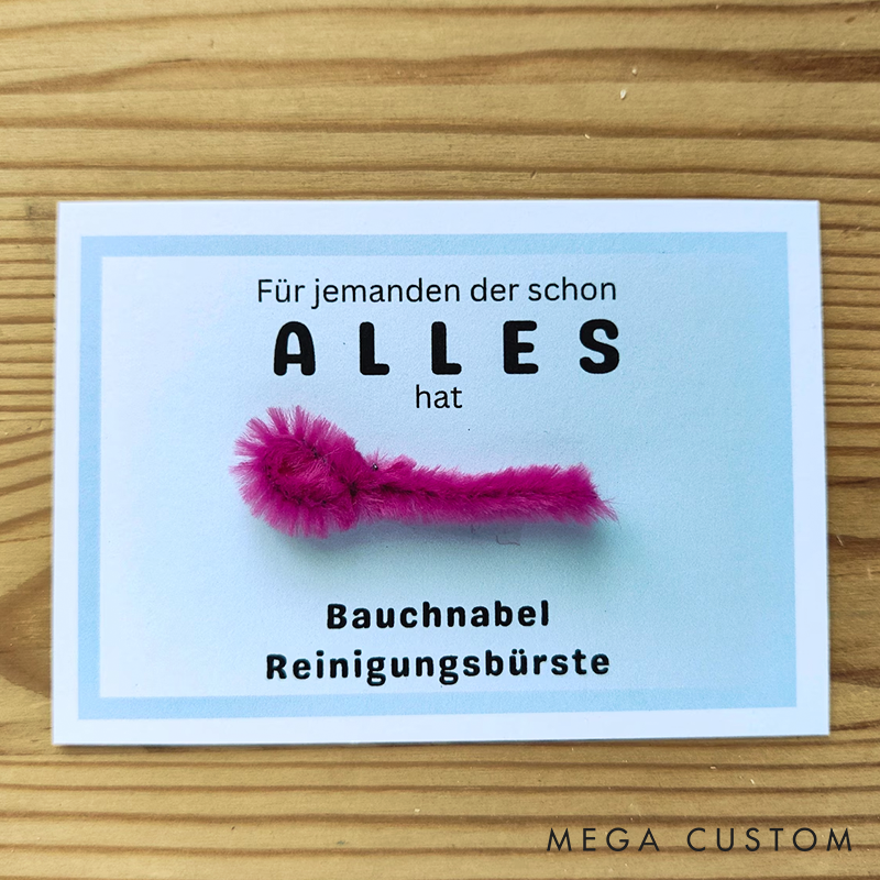 Funny Gift for Someone Who Already Has Everything Small Joke Gift Belly Button Cleaning Brush for Him/Her