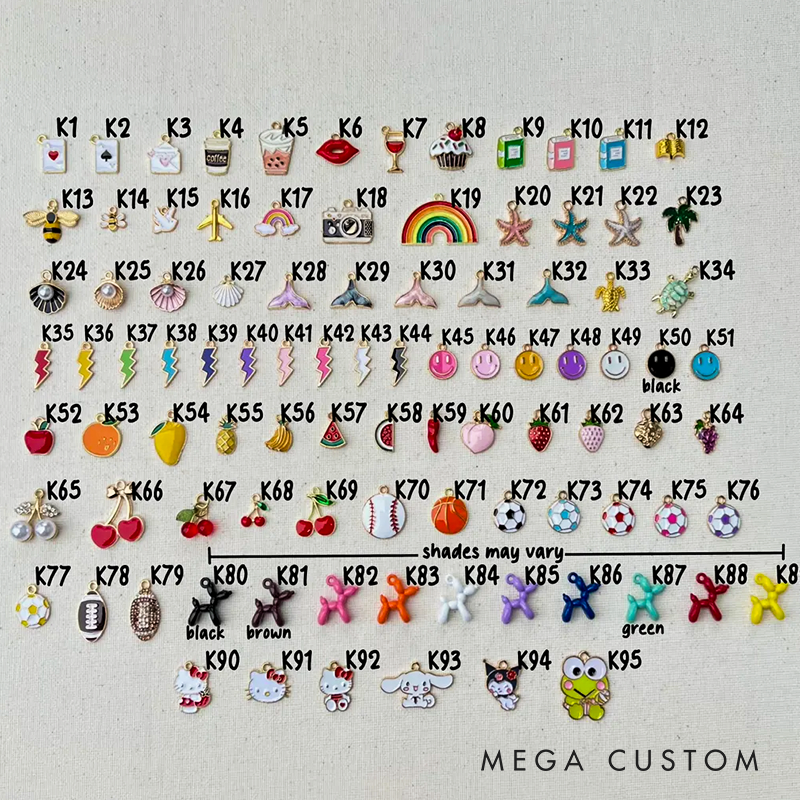 Custom Charm Keychain: Decorative Handbag Purse Chain