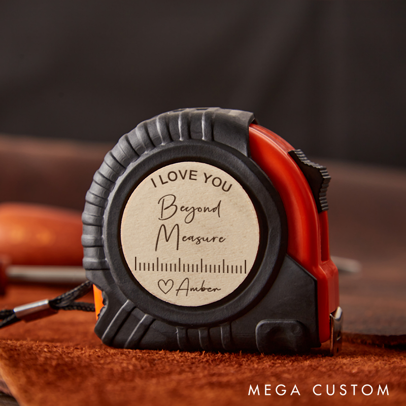 Personalized Tape Measure Valentine's Day Gift for Husband Anniversary Gift Personalized Boyfriend Gift Carpenter Gift