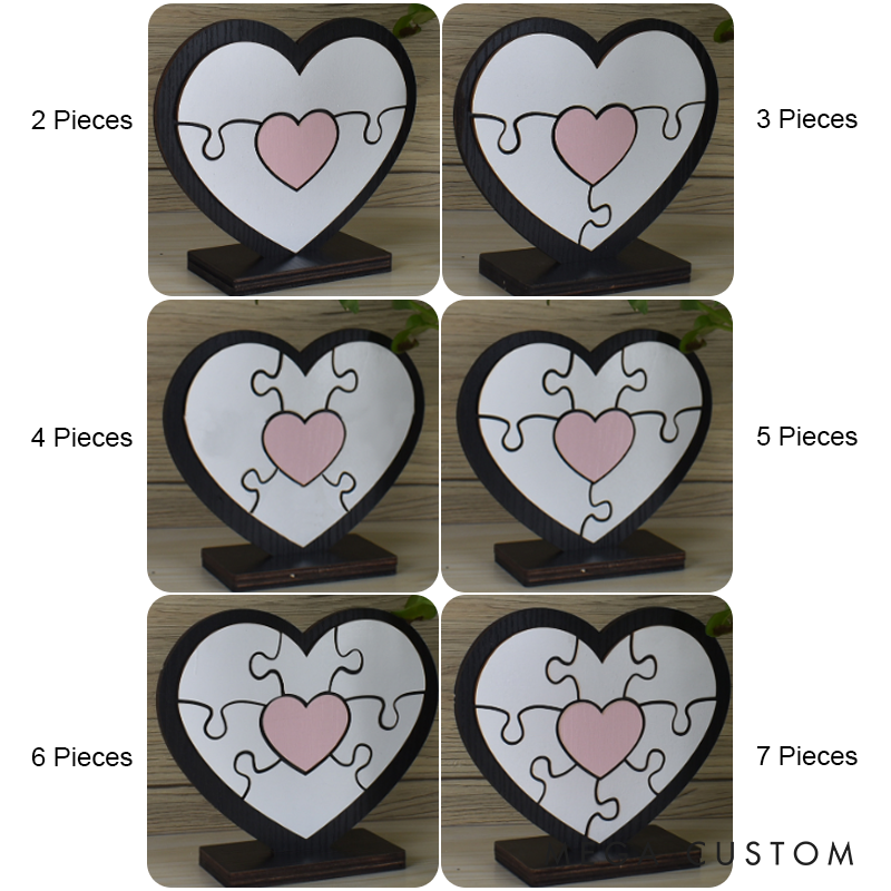 Personalized Puzzle with Family Name Gifts for Mom from Kids Mom Wood Puzzle Sign Unique Mom Grandma Birthday Present