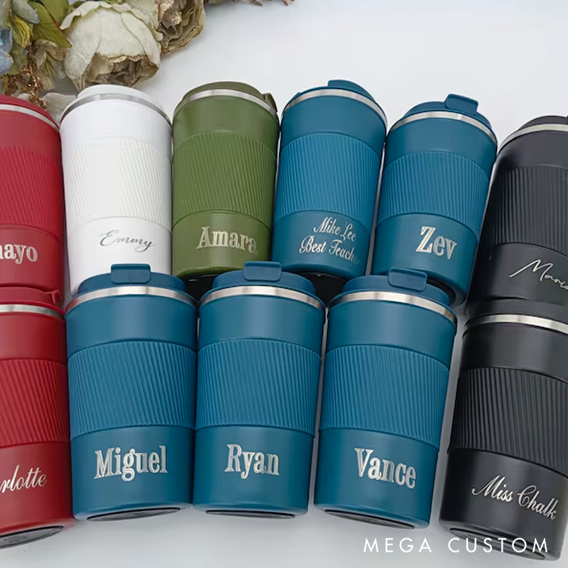 Personalized 13oz/17oz Coffee cup Tumbler Insulated Tumbler Party Tumbler Travel Mug Boyfriend Birthday Teacher Appreciation