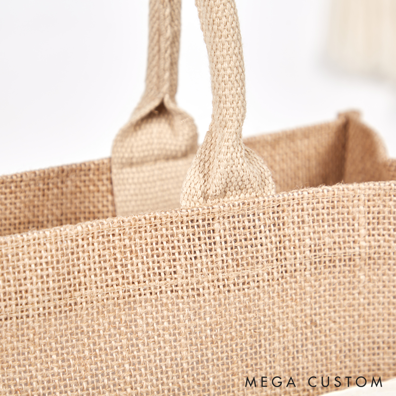 Personalized Jute Tote Bag with Name Custom Beach Burlap Bag Monogram Beach Tote Bag  Bridesmaid Bag Bachelorette Party Bag Beach Bag