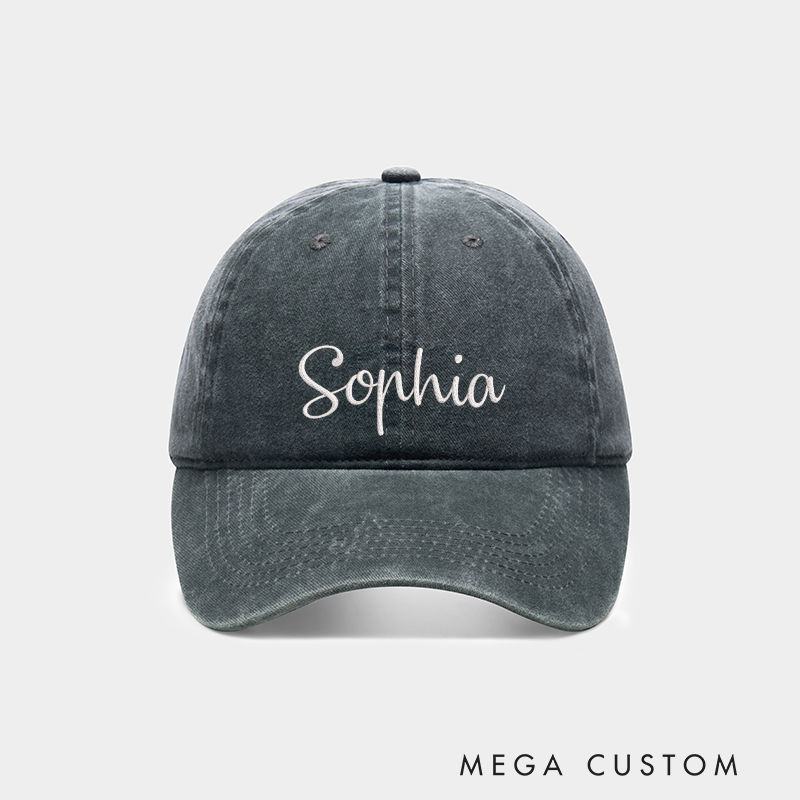 Personalized Embroidered Baseball Cap with Name Custom Adjustable Hat Gift for Men Women or Outdoor Enthusiasts  