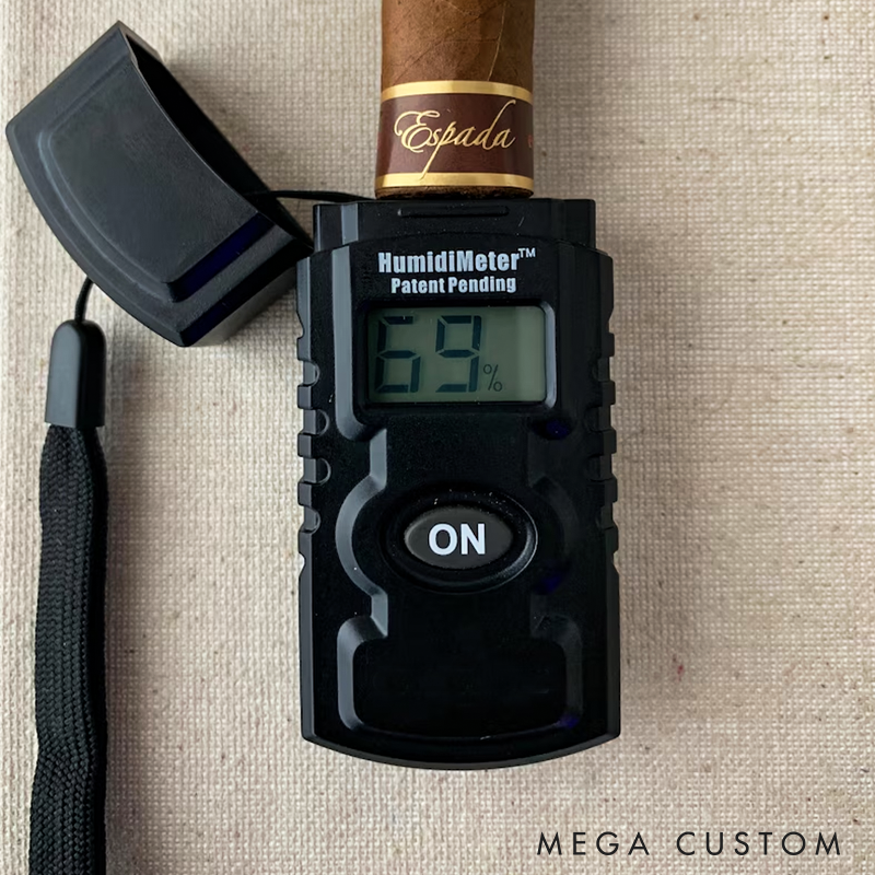 Cigar HumidiMeter - Cigar accessory Humidor Humidity Tester Perfect Gift for Any Cigar Smoker Aficionado Cutter Cigars Lighters