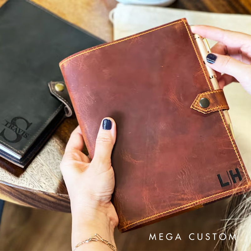 Personalized Leather Journal Notebook Refillable Antique a5 Notebook Cover Leather Travel Journal Rustic Leather Diary School Journal