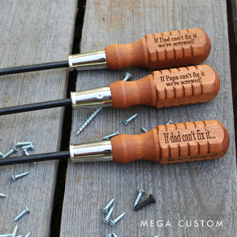 Personalized Screwdriver Christmas Gift Stocking Stuffer Tools For Him Gift For Dad Handyman Gift For Grandpa From Son Grandson