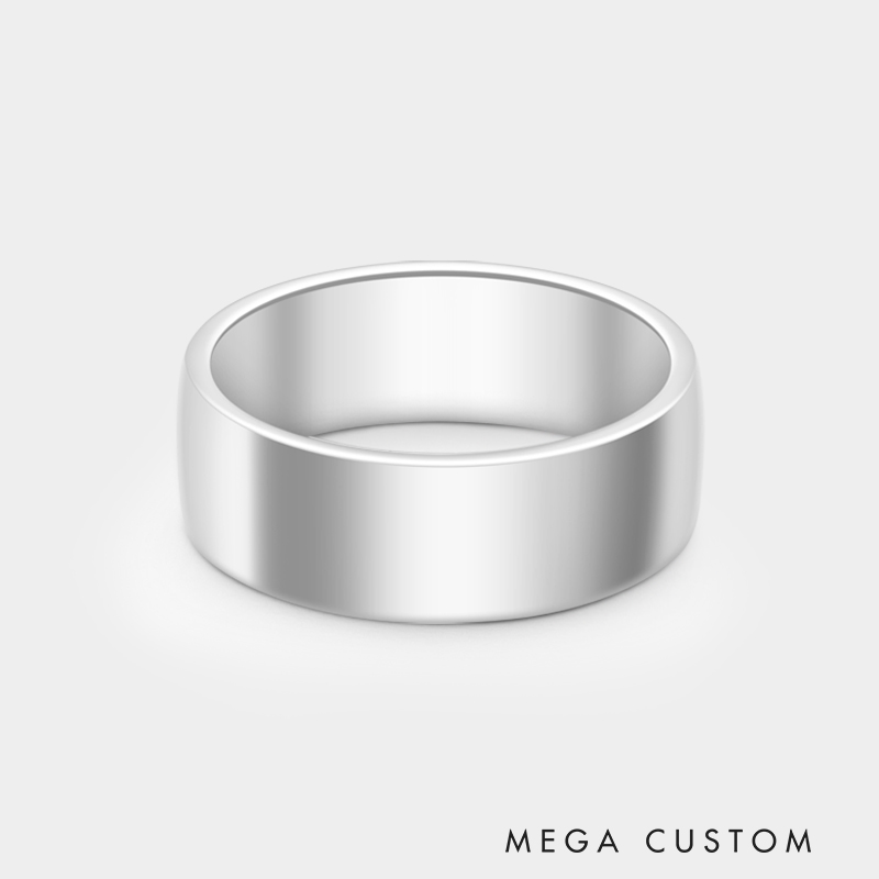 Personalized Sterling Silver Plain Band Ring with Engraved Dog Design Necklace Necklace 925 Sterling Silver Gifts for Her