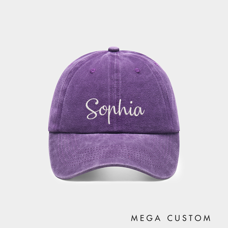 Personalized Embroidered Baseball Cap with Name Custom Adjustable Hat Gift for Men Women or Outdoor Enthusiasts  