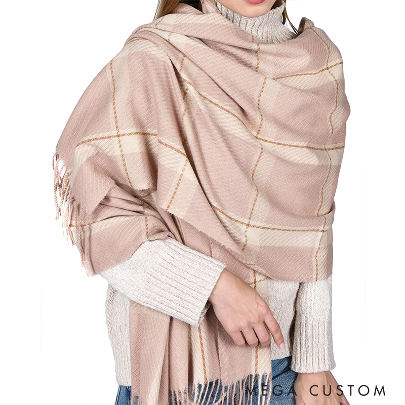 [Copy]Personalised Name Embroidered Scarf for Men Custom Monogram Scarf Winter Long Scarves Gifts for Boyfriend Dad Husband