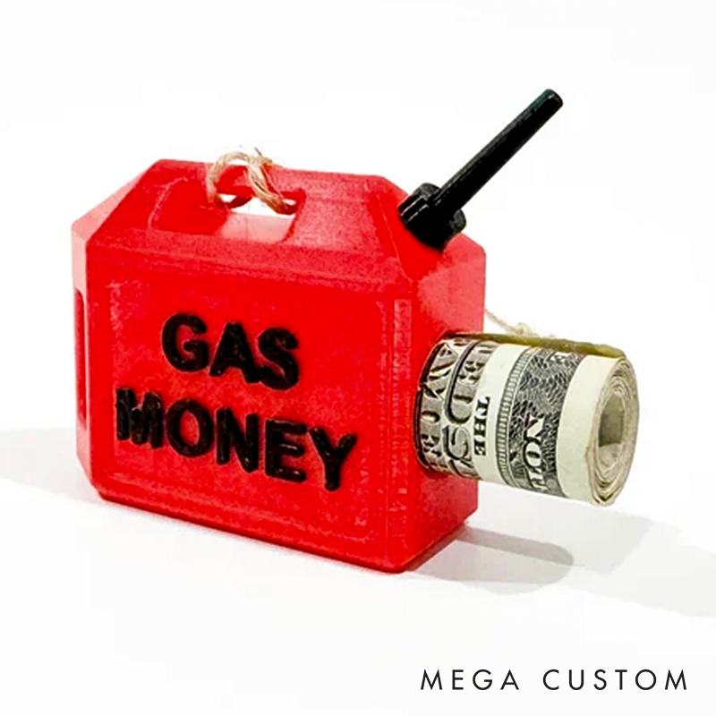 The Original Gas Money Gas Can Christmas Ornament Stocking Stuffer