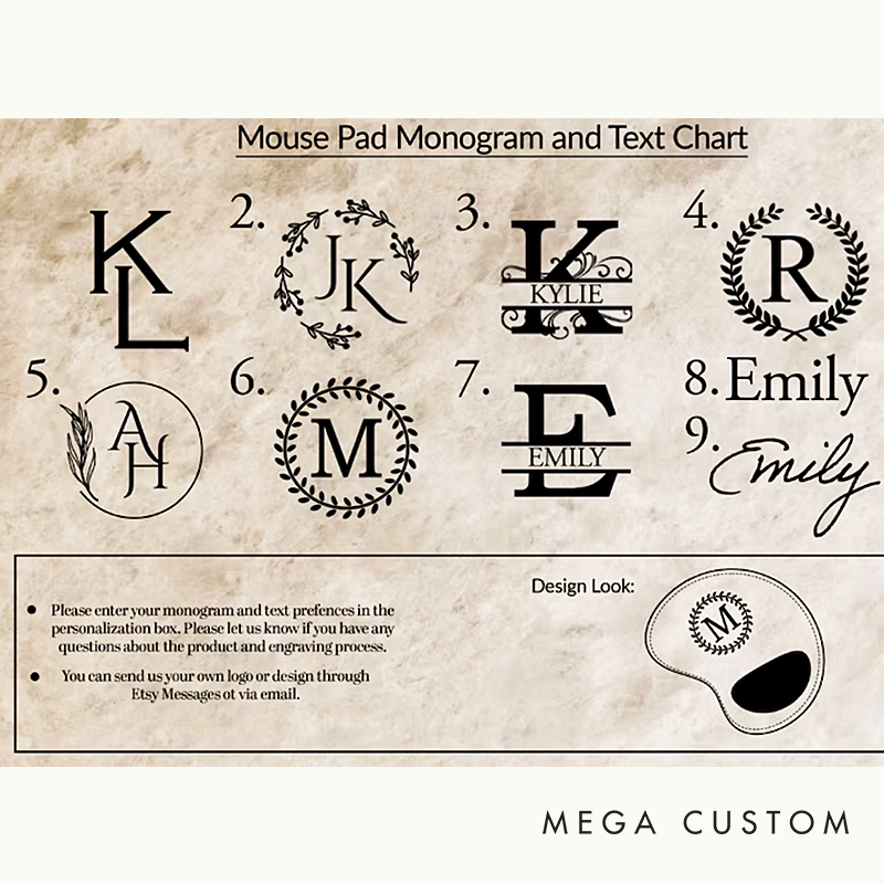 Personalized Mouse Pad Custom Leather Mouse Pa ,Coworker Gift Gift For Dad Boss Gift Gift for Him & Her Teacher gift Office Gifts