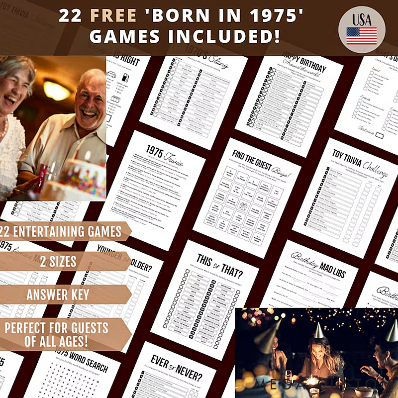 50th Birthday Newspaper Poster Gift for Him or Her Printed or Digital