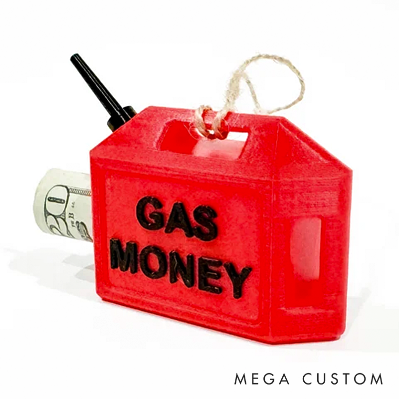 The Original Gas Money Gas Can Christmas Ornament Stocking Stuffer