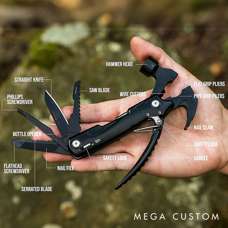  Personalized Multitool Custom Engraved Multi Tool Groomsmen Gifts Camping Hunting Fishing Pocket Tools Outdoor Gifts for Dad