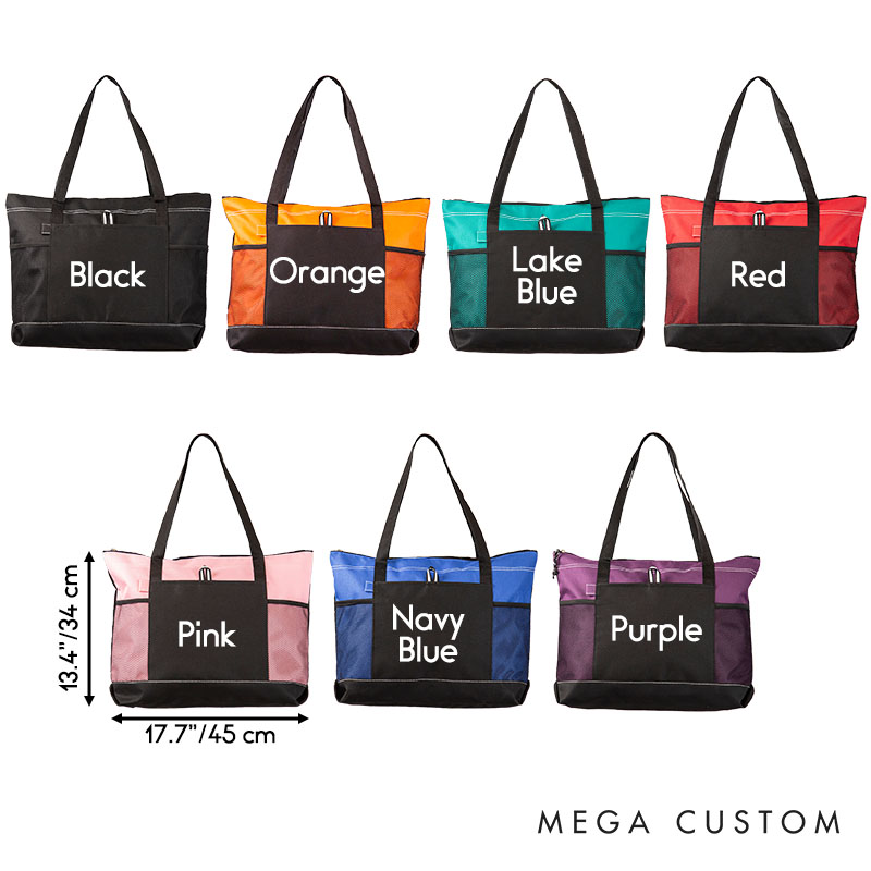 Personalized Honeymoon Tote Bag for Newlyweds