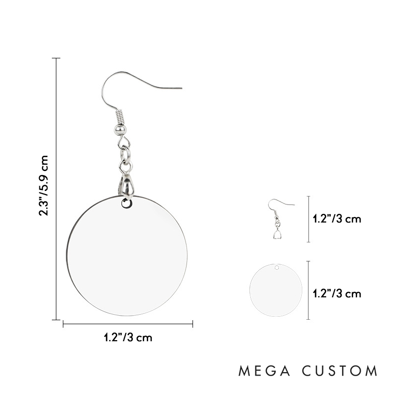 Personalized Floral Maid of Honor Earrings Bride Earrings Bachelorette Party Gift