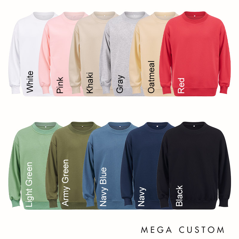 Personalized Dog Lover Dog Mom Classic Sweatshirts