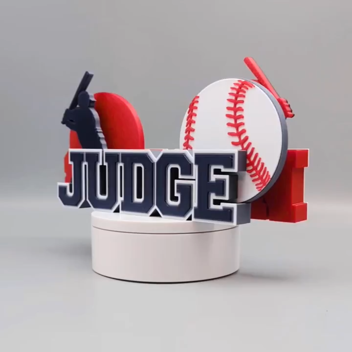 Personalized Baseball Name Sign Featuring Custom Name