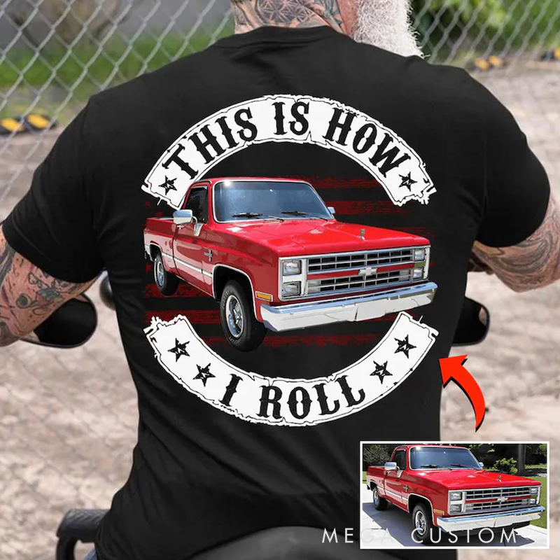 Personalized Racing T-Shirt This Is How I Roll Design Shirt Unique Gift for Racers and Racing Lovers