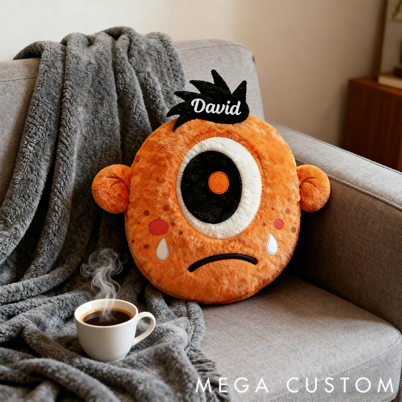Personalized Graphic 3D Print Pillow Cute Cyclops Theme