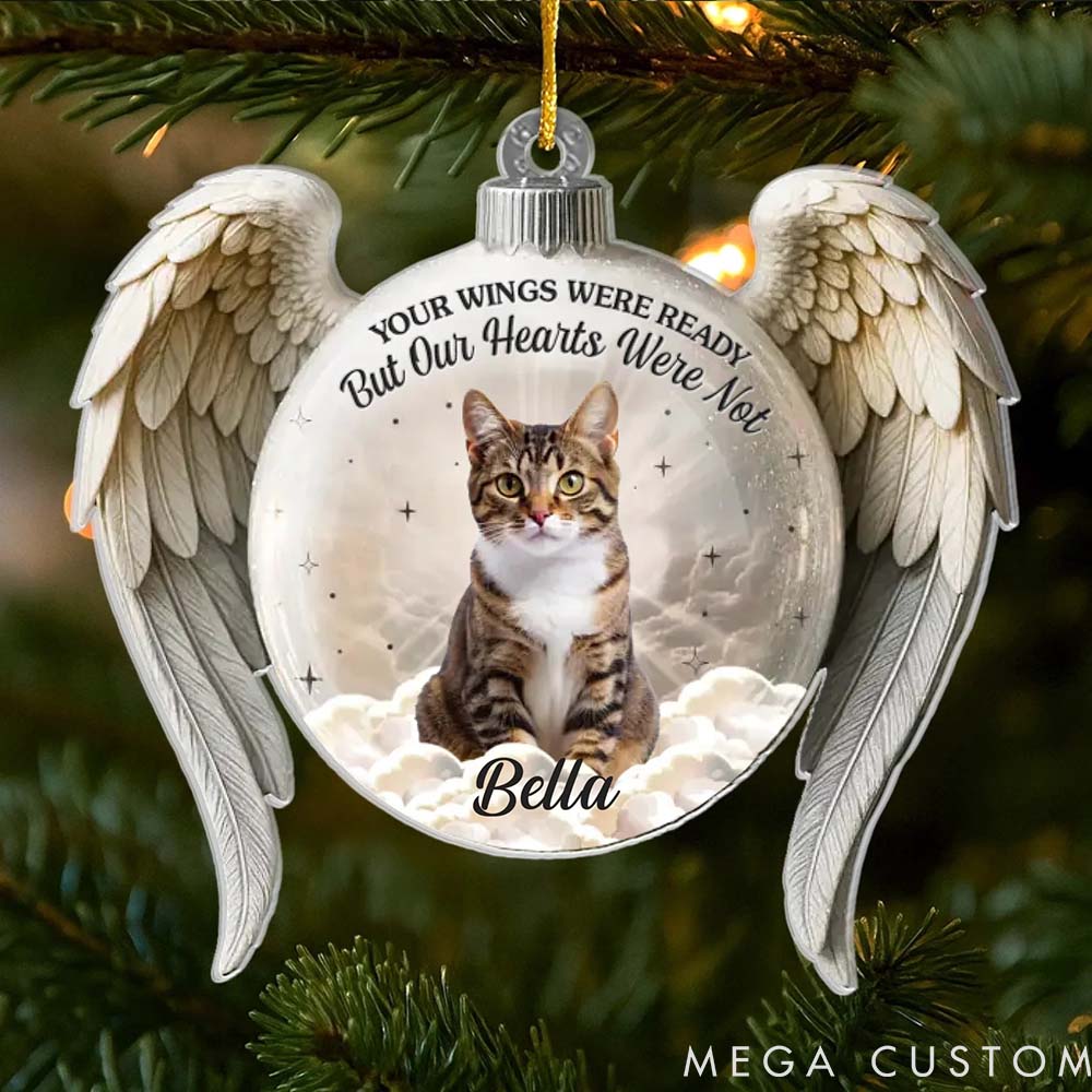 Personalized Pet Lover My Angel with Fur Ornament