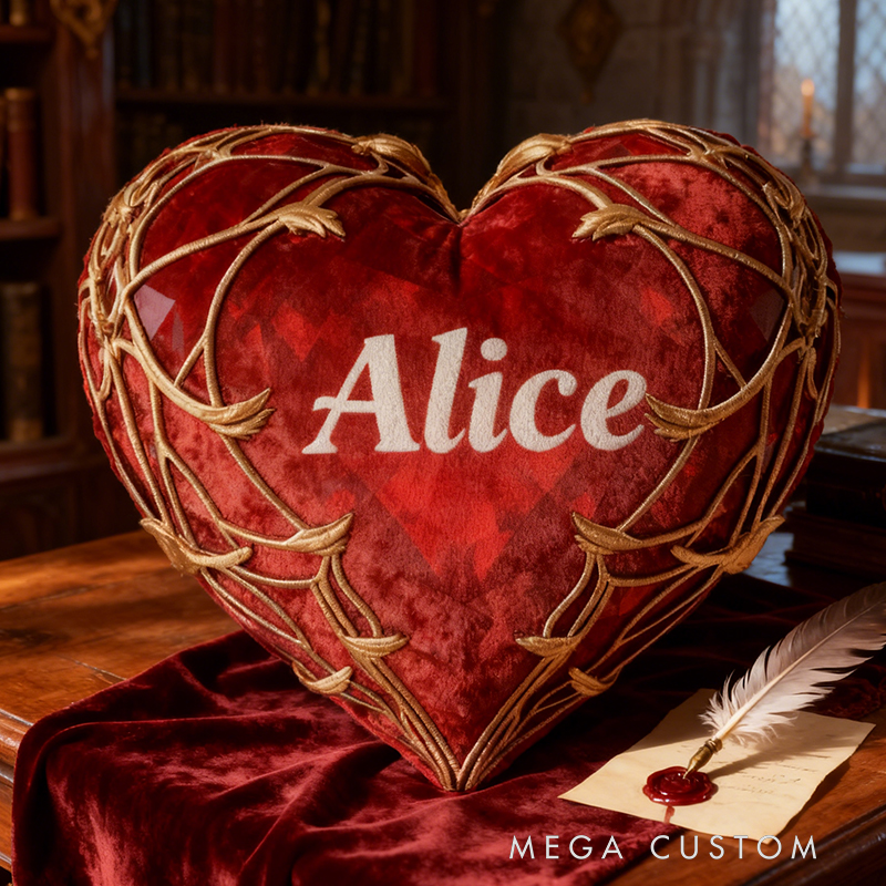 Personalized Magical Immortal Heart Pillow Embark on a Magical Journey Graphic 3D Print Pillow for Kids and Magic Lovers