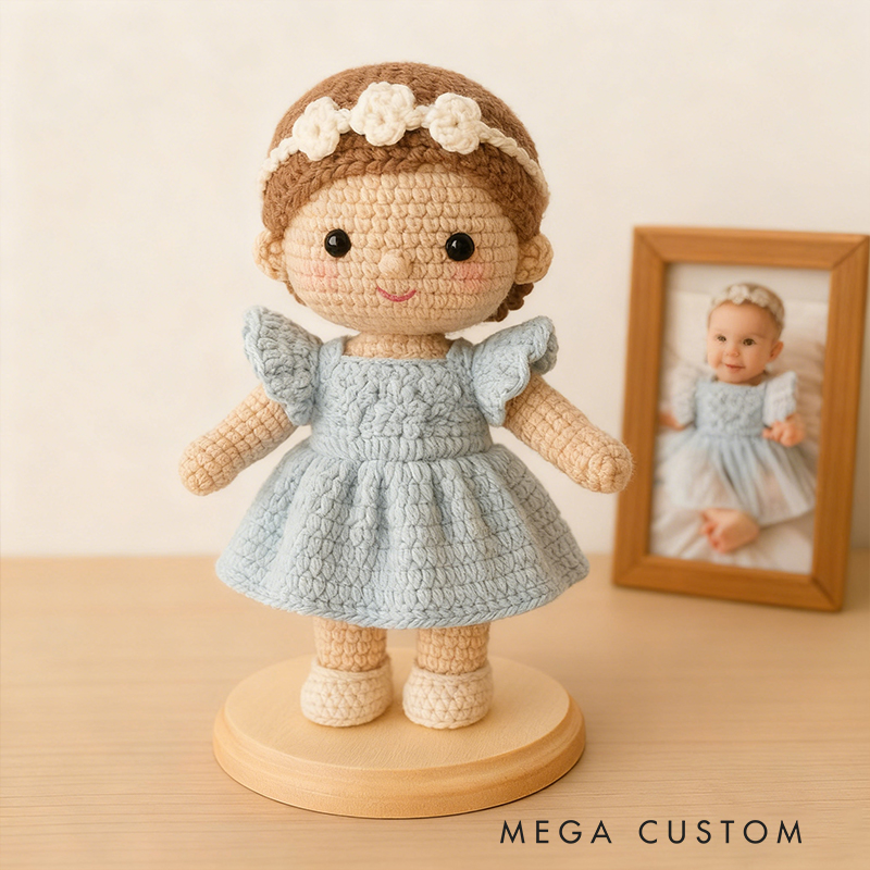 Look ALike Doll Custom Crochet Doll Portrait Girl Doll Amigurumi Crochet People Portrait Doll Family Portrait Doll Couple Crochet Doll