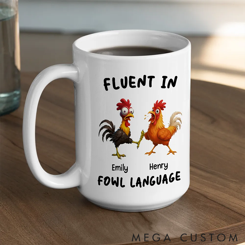 Personalized Pet Lover Fluent in Mugs