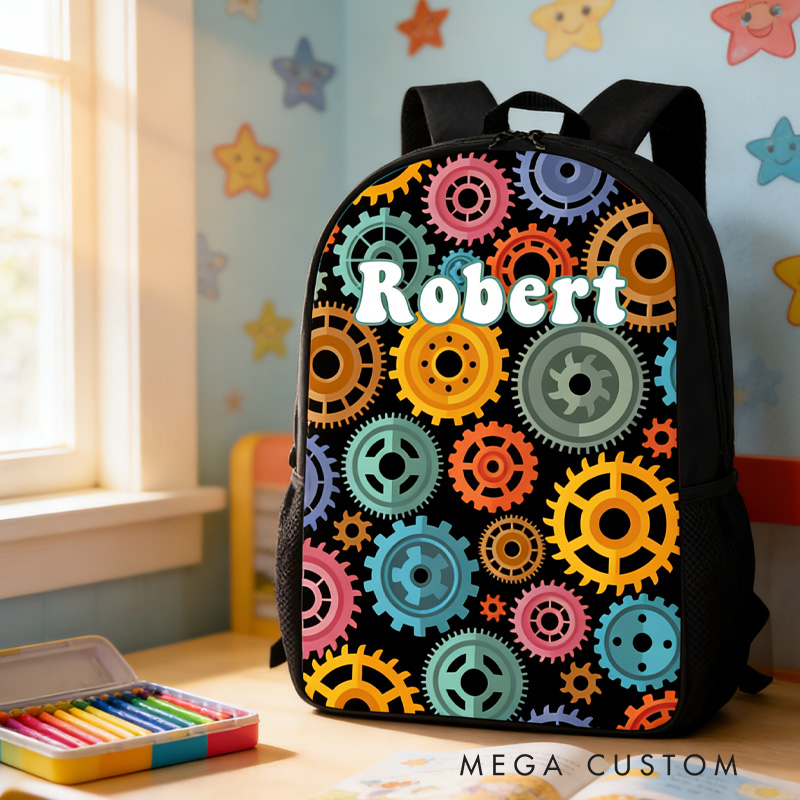 Personalized Custom Name for Kids Back to School Gift Bicycle Kids Boy And Girl Riding Bike for Riding Lovers