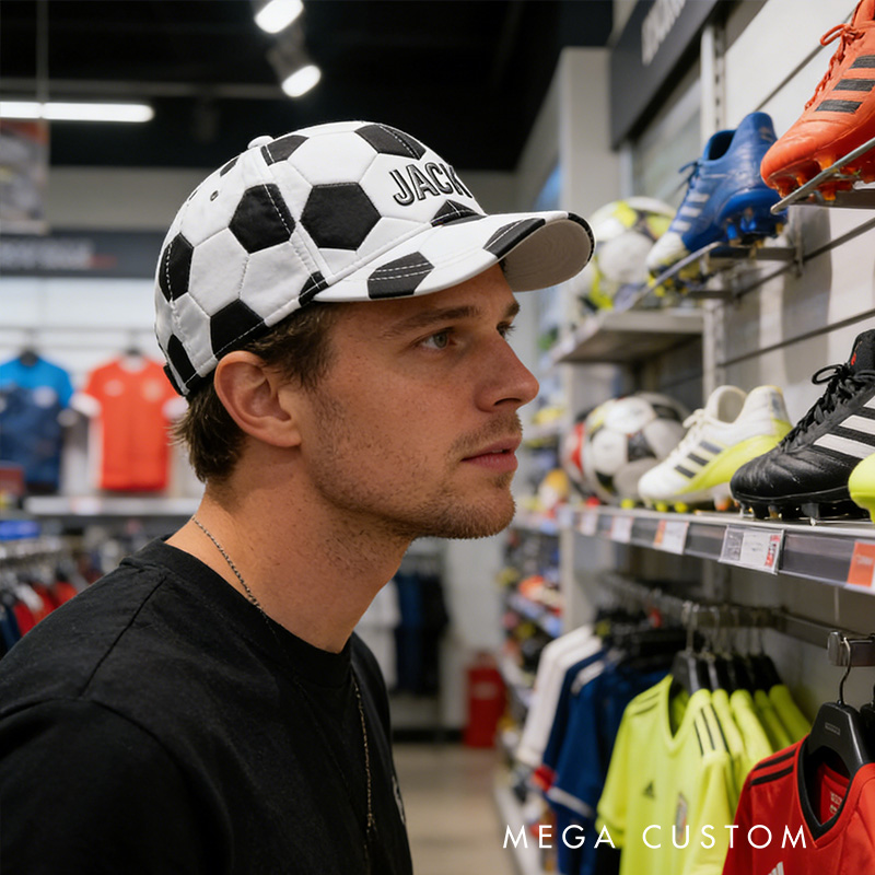Personalized Soccer Cap with Custom Name and Wear Your Passion Proudly