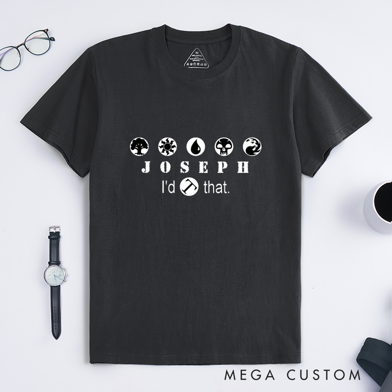 Personalized Classic T-Shirts Custom Gift for Men and Women Unique Typography Tee with Creative Symbolic Design Perfect Birthday or Holiday Present