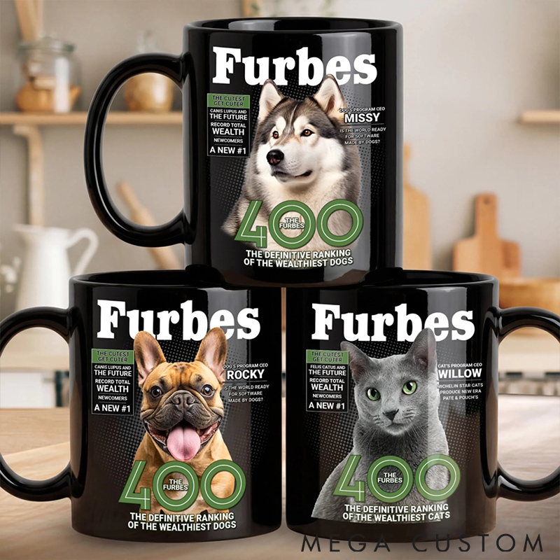 Personalized Pet Lover Sipping with My Fur Baby Mugs
